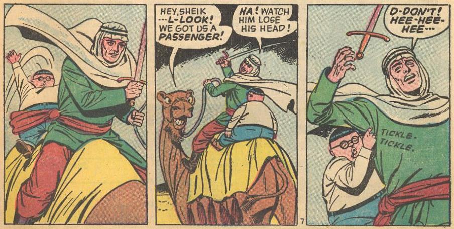 Herbie Popnecker examples: Tickling
