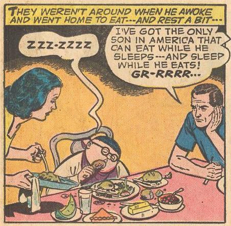 Herbie Popnecker examples: Eating